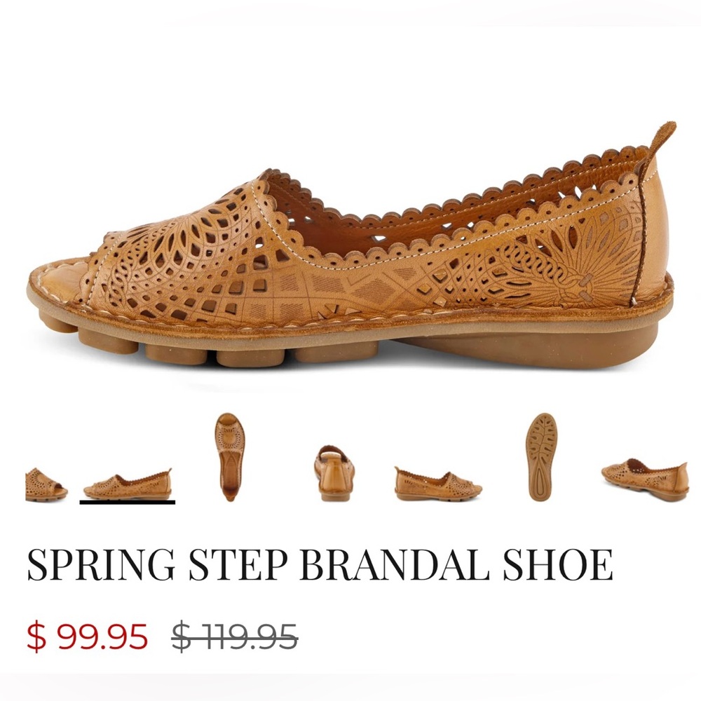Spring Step Leather Brandal Shoe - Picture 3 of 4